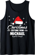 Personalized Christmas costume From Michael Tank Top Tank Top | Viral Streetwear Style