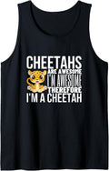 Cheetahs are Awesome I m Awesome I m A Funny Cheetah Tank Top Tank Top Premium Print Fan Favorite