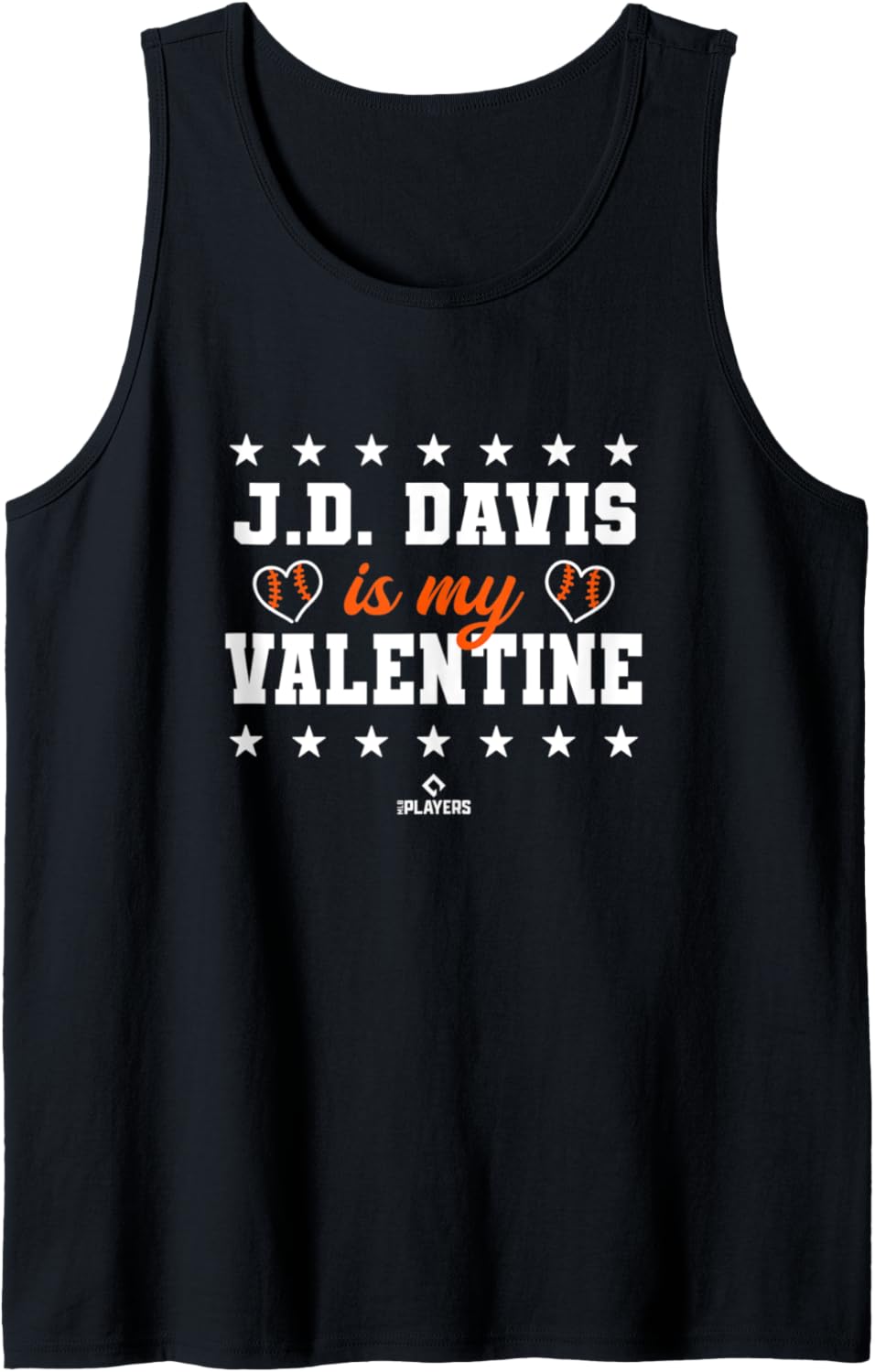 JD Davis is My Valentine New York Baseball Player Tank Top Tank Top | Best Seller Pick