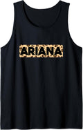 Funny Ariana Leopard Print Personalized Name Ariana Tank Top Tank Top Trending US US Top Pick