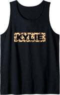 Funny Kylie Leopard Print Personalized Name Kylie Tank Top Tank Top Streetwear Style Gift Ready