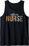 Office Nurse Life Leopard Print RN Registered Nursing Squad Tank Top Tank Top Premium Print Gift Ready