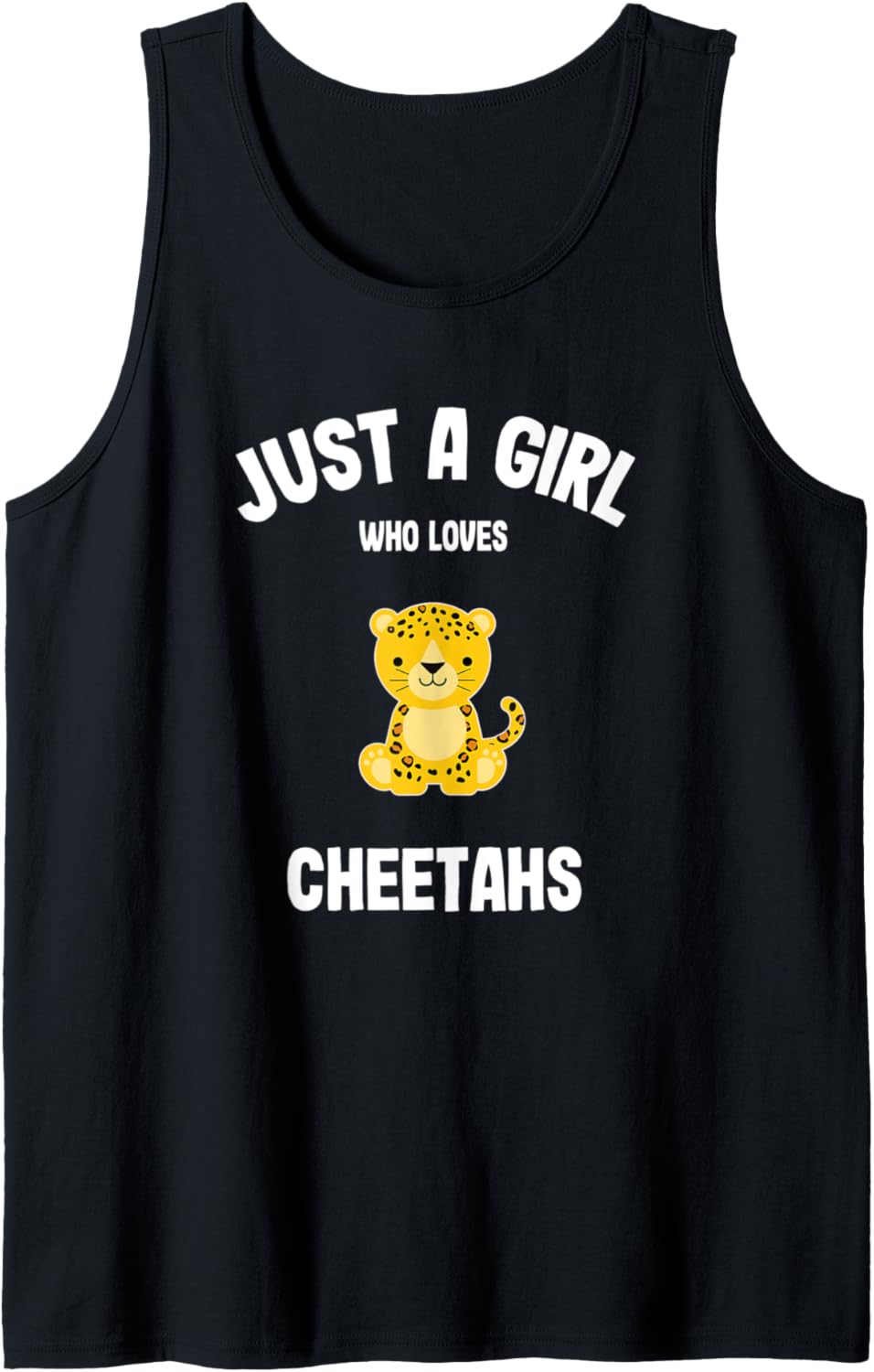 Girls Cheetah Gift Tank Top Tank Top Streetwear Style Hot Right Now