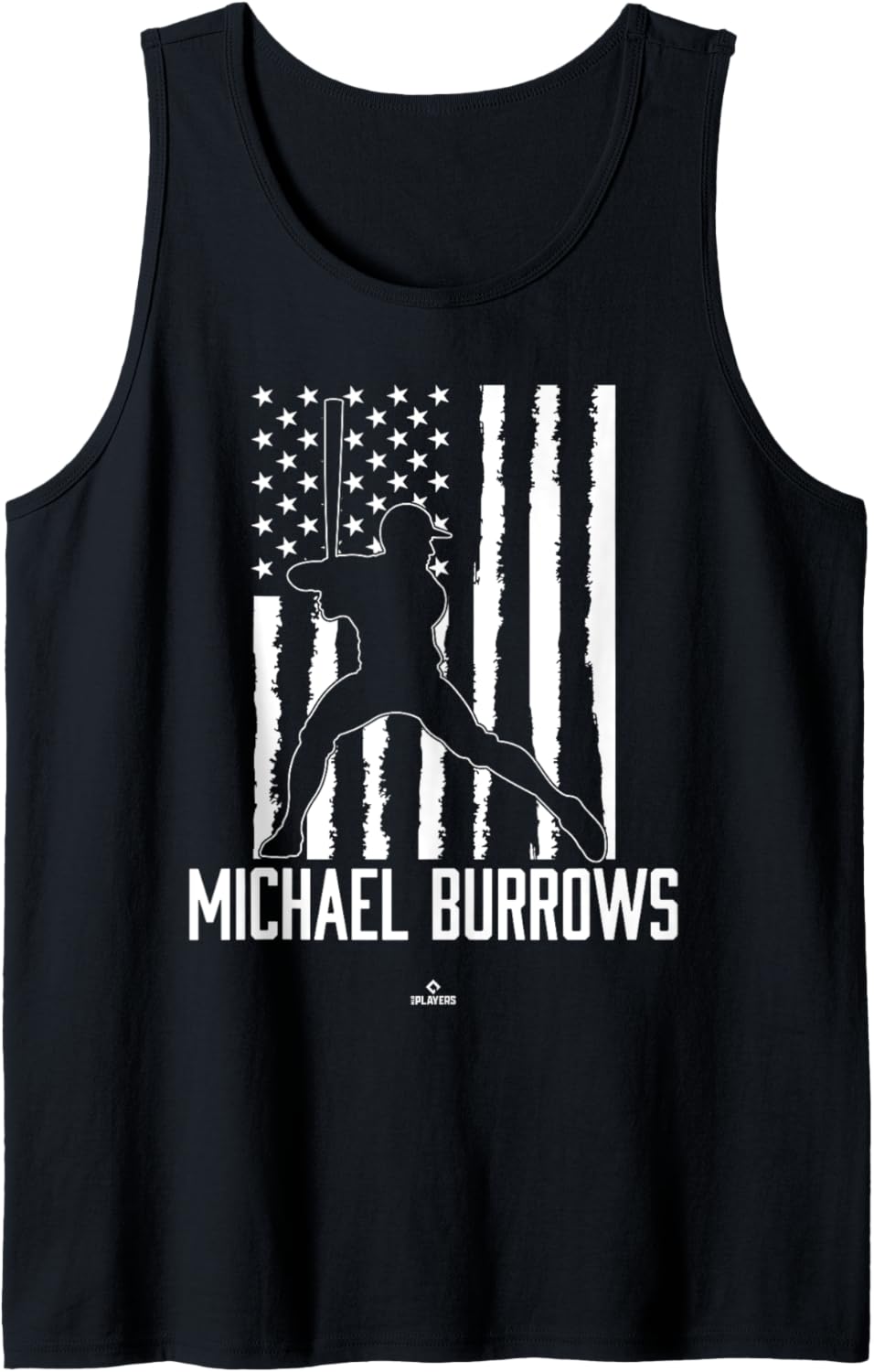Distressed Flag Swing Michael Burrows Prospect Baseball Fan Tank Top Tank Top | Viral Streetwear Style