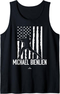 Distressed Flag Swing Michael Bienlien Prospect Baseball Fan Tank Top Tank Top | Everyday Casual Wear