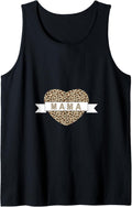 Mama Cheetah Heart Tank Top Tank Top Comfort Fit Fan Favorite