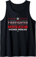 This Firefighter Loves Michael Bienlien Prospect Baseball Tank Top Tank Top | Trending 2025