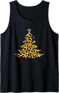 Leopard Cheetah Print Christmas Tree Cute Winter Tank Top Tank Top Premium Print Hot Right Now