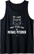 Cat Lovers for Michael Petersen Los Angeles Baseball MLBPA Tank Top Tank Top | Perfect Gift Idea