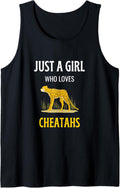 Just A Girl Who Loves Cheetahs Shirt Cheetah Lover Gift Tank Top Tank Top Premium Print Gift Ready