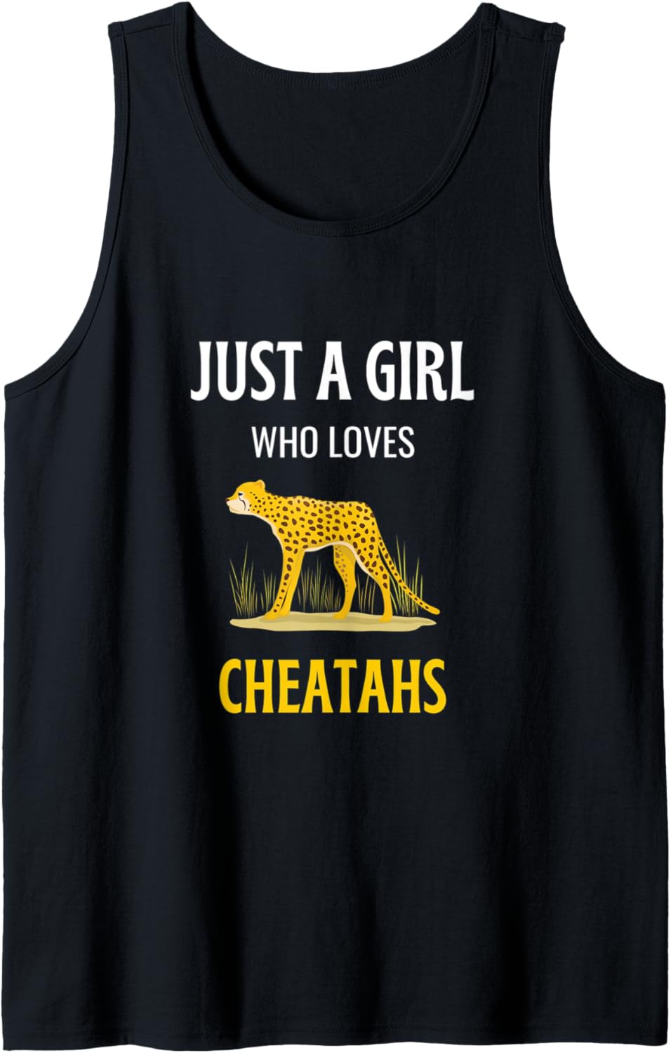 Just A Girl Who Loves Cheetahs Shirt Cheetah Lover Gift Tank Top Tank Top Premium Print Gift Ready