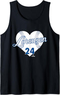 Baseball Heart Michael Lorenzen Kansas City Baseball MLBPA Tank Top Tank Top | Premium Quality