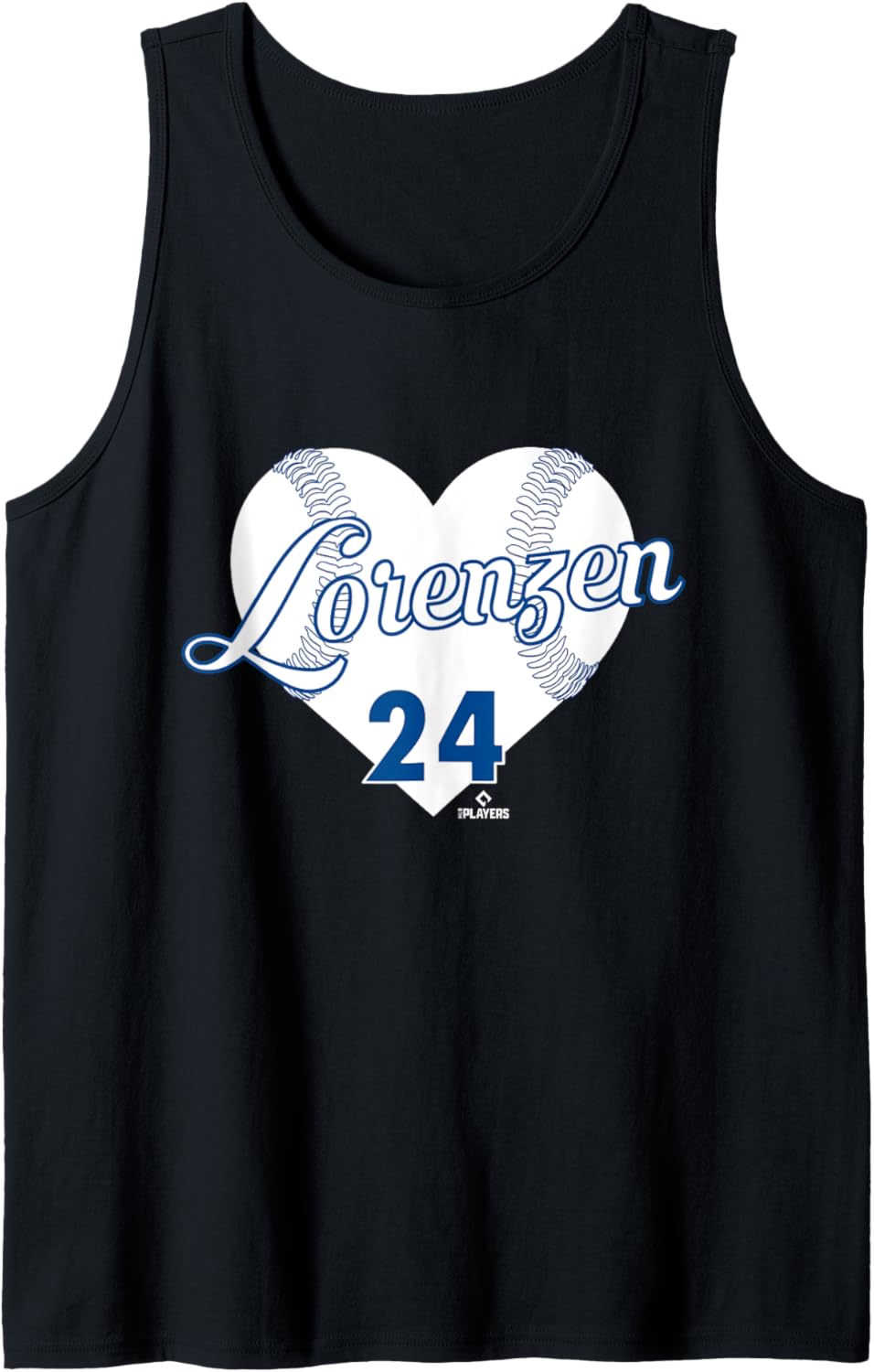 Baseball Heart Michael Lorenzen Kansas City Baseball MLBPA Tank Top Tank Top | Premium Quality