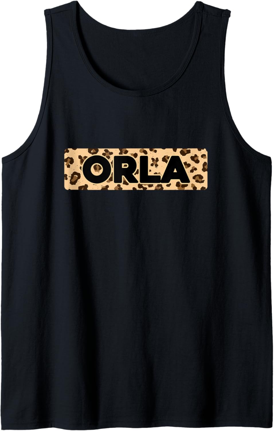 Funny Orla Leopard Print Personalized Name Orla Tank Top Tank Top Streetwear Style US Top Pick