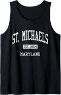 St. Michaels Maryland MD JS04 Vintage Athletic Sports Tank Top Tank Top | Viral Streetwear Style