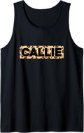 Funny Callie Leopard Print Personalized Name Callie Tank Top Tank Top Viral TikTok Find Everyday Wear
