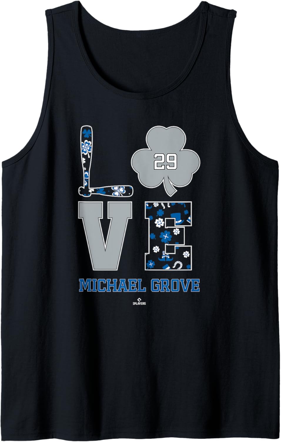 St Patrick's Day Love Floral Michael Grove Los Angeles Tank Top Tank Top | Perfect Gift Idea