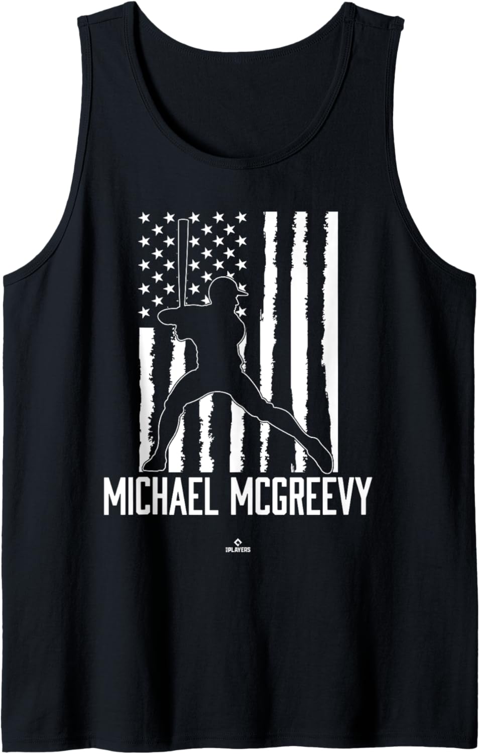 Distressed Flag Swing Michael McGreevy Prospect Baseball Fan Tank Top Tank Top | Perfect Gift Idea
