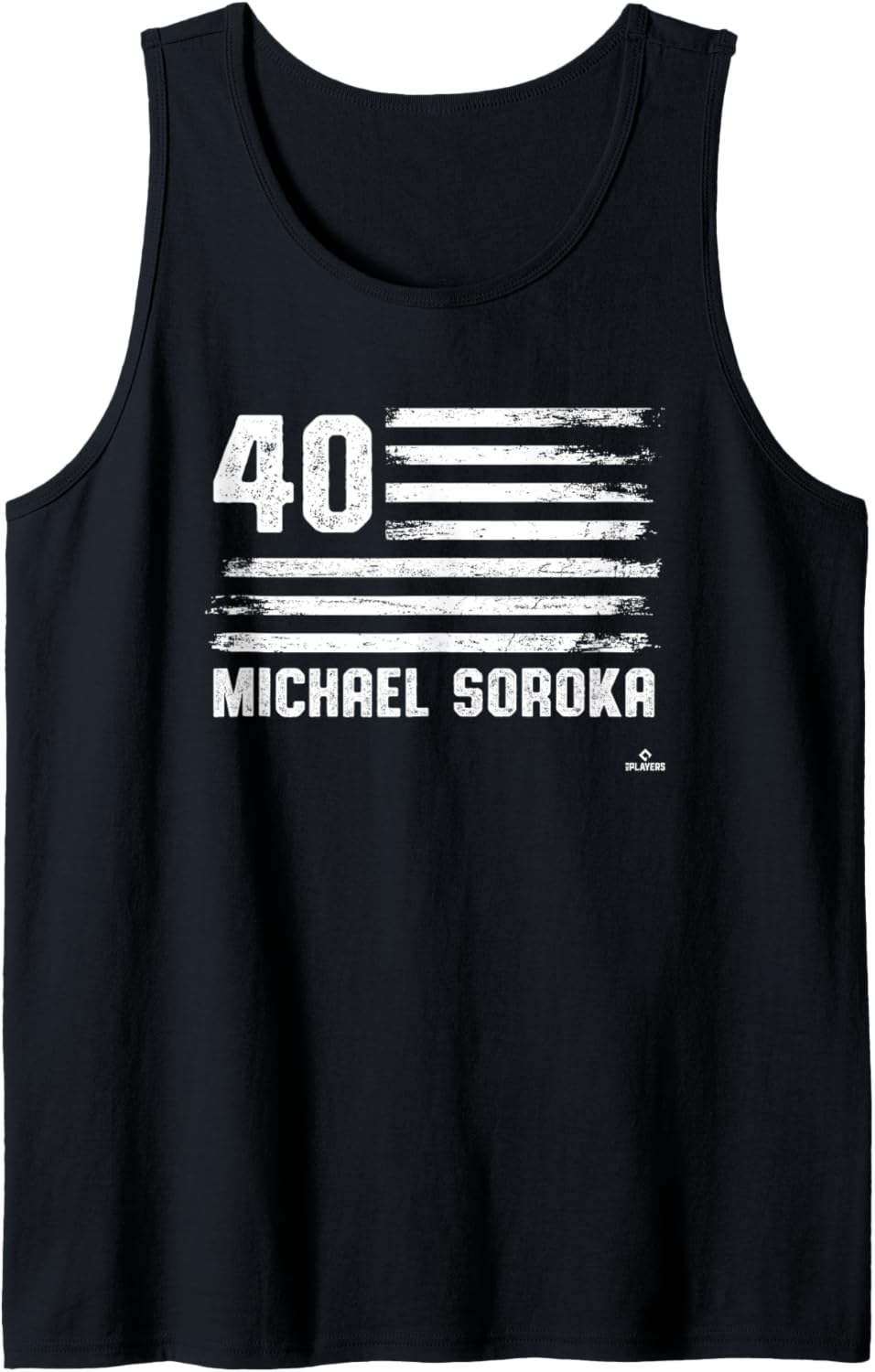 Flag Stripes Michael Soroka Chicago Baseball MLBPA Tank Top Tank Top | Everyday Casual Wear