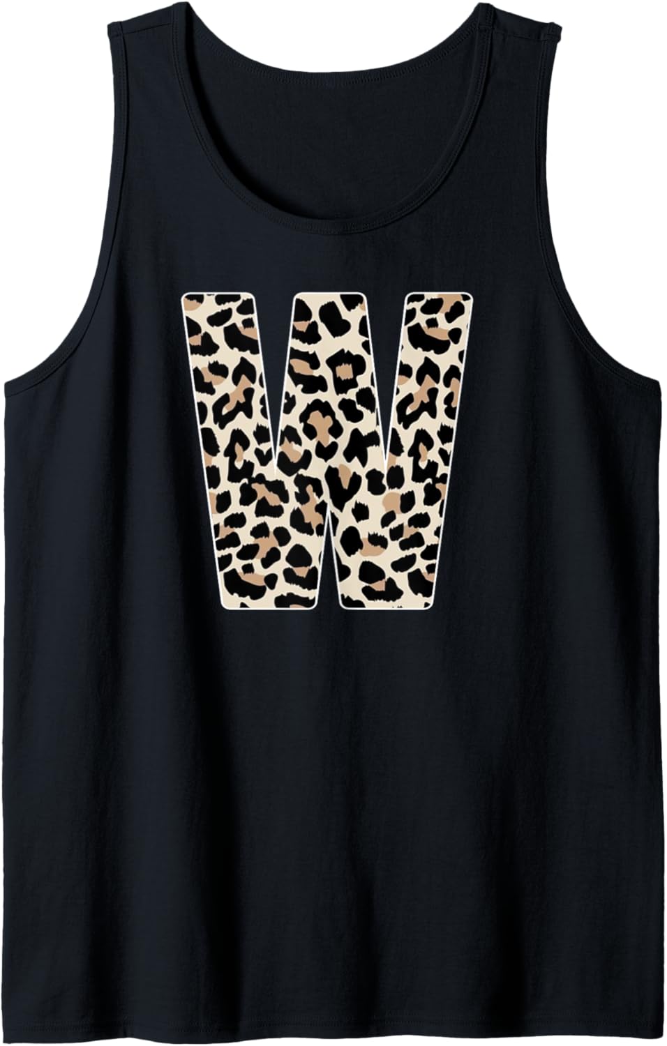 Leopard Print Cheetah Print Animal Print Letter W Cat Tank Top Tank Top Premium Print Best Seller Look