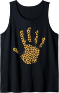Palm Leopard Hi 5 Cheetah Hand Print Tank Top Tank Top Trending US Fan Favorite