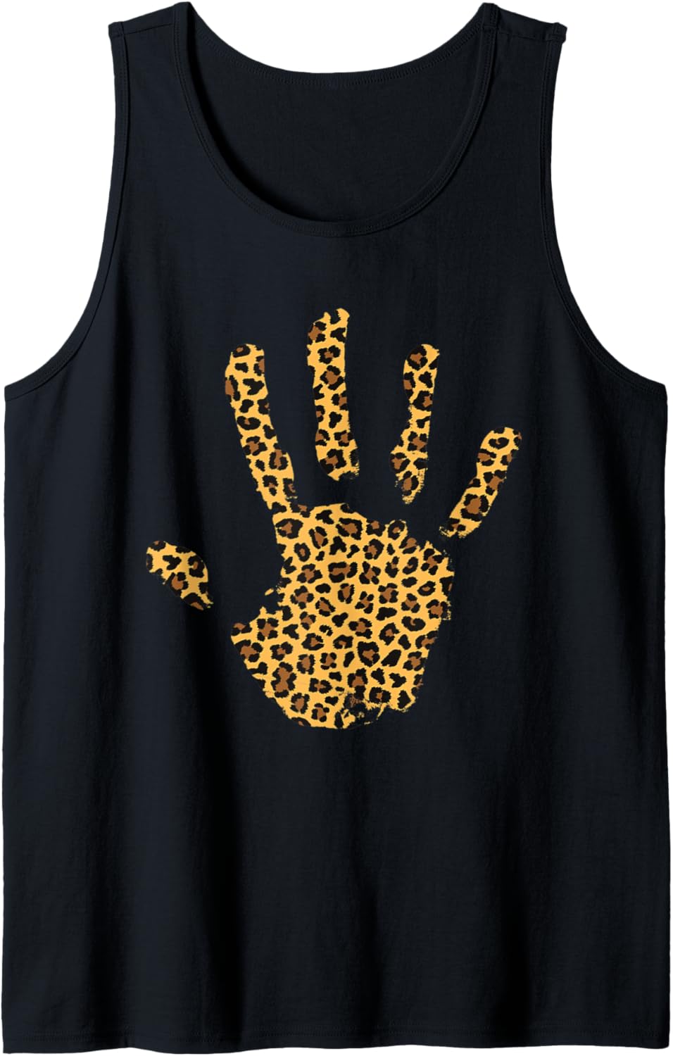 Palm Leopard Hi 5 Cheetah Hand Print Tank Top Tank Top Trending US Fan Favorite