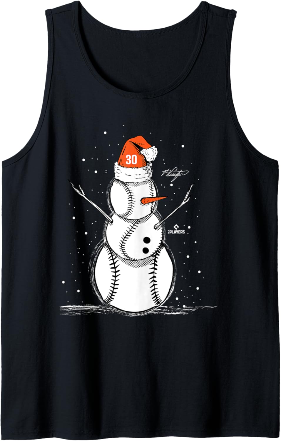 Michael Conforto Baseball Snowman Tank Top Tank Top | US Best Seller