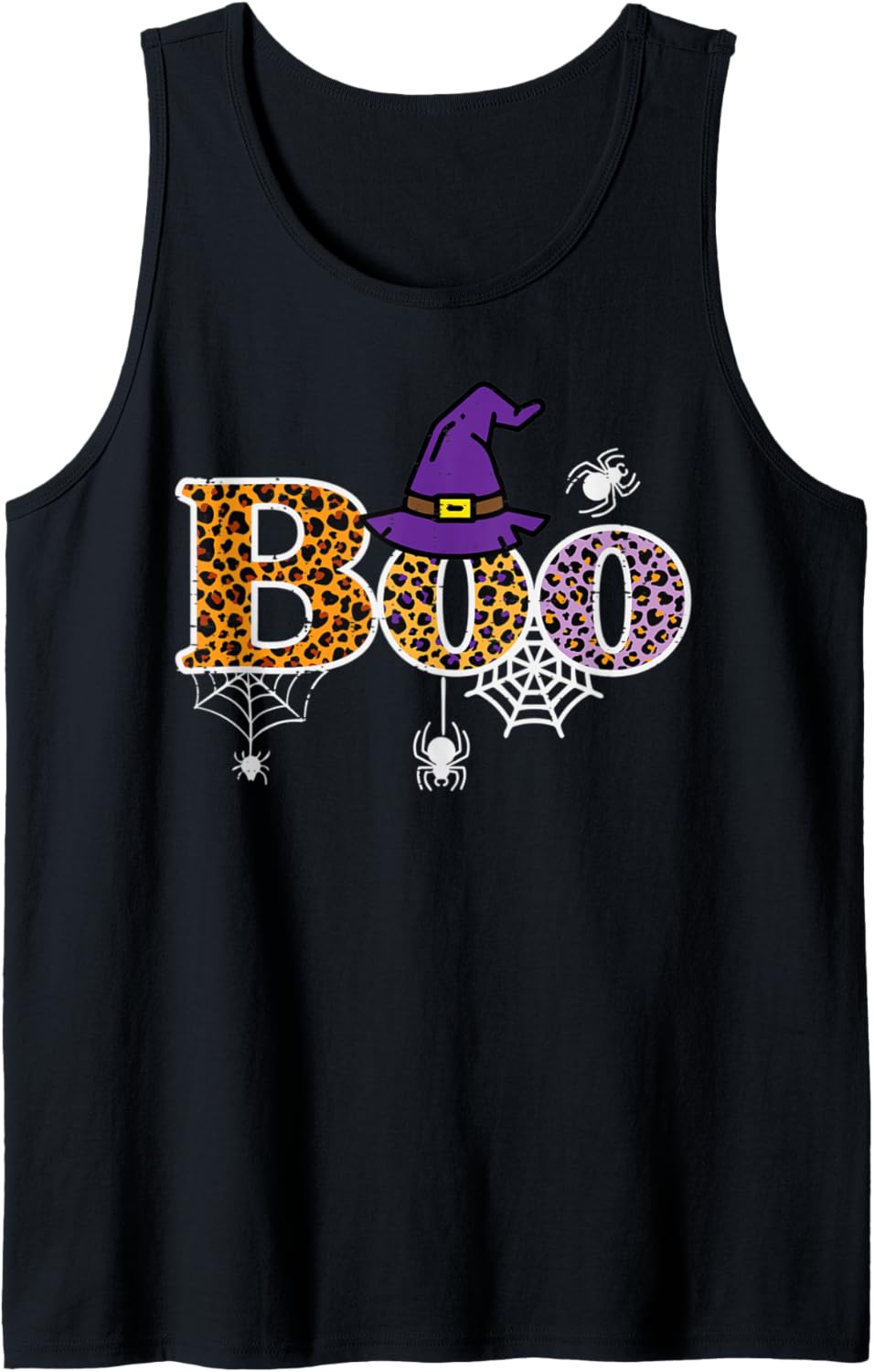 Leopard Cheetah Boo Witch Spider Halloween Costume For Women Tank Top Tank Top Viral TikTok Find US Top Pick
