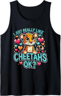 Wild Cat Leopard Cheetah Safari Cheetah Lover Kids Tank Top Tank Top Trending US Hot Right Now