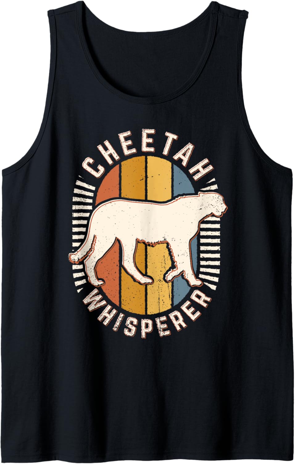 Cheetah Whisperer Vintage Classic Retro Animal Love Tank Top Tank Top Comfort Fit Everyday Wear