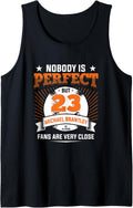 Nobody Is Perfect Michael Brantley Funny Baseball Player Tank Top Tank Top | Premium Quality