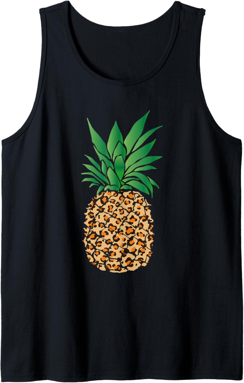 Cute Cheetah Print Pineapple Leopard Animal Lover Gift Shirt Tank Top Tank Top Premium Print US Top Pick