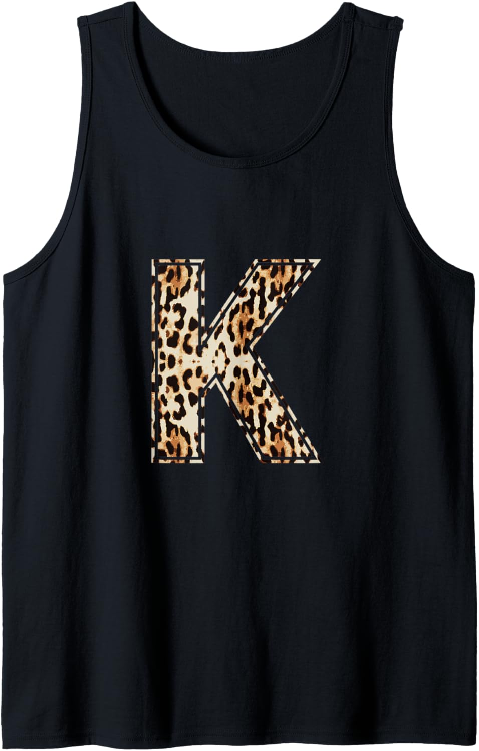 Awesome Letter K Initial Name Leopard Cheetah Print Tank Top Tank Top Trending US US Top Pick