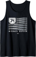 Vintage US Flag Baseball Stripes Michael Kopech Chicago Tank Top Tank Top | Viral Streetwear Style