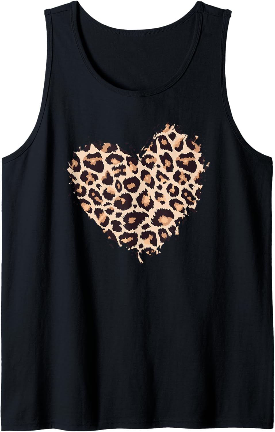 Leopard Cheetah Animal Print Heart Tank Top Tank Top Trending US US Top Pick