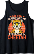 Wild Animal Wildlife Leopard Cheetah I m Really A Cheetah Tank Top Tank Top Streetwear Style Everyday Wear