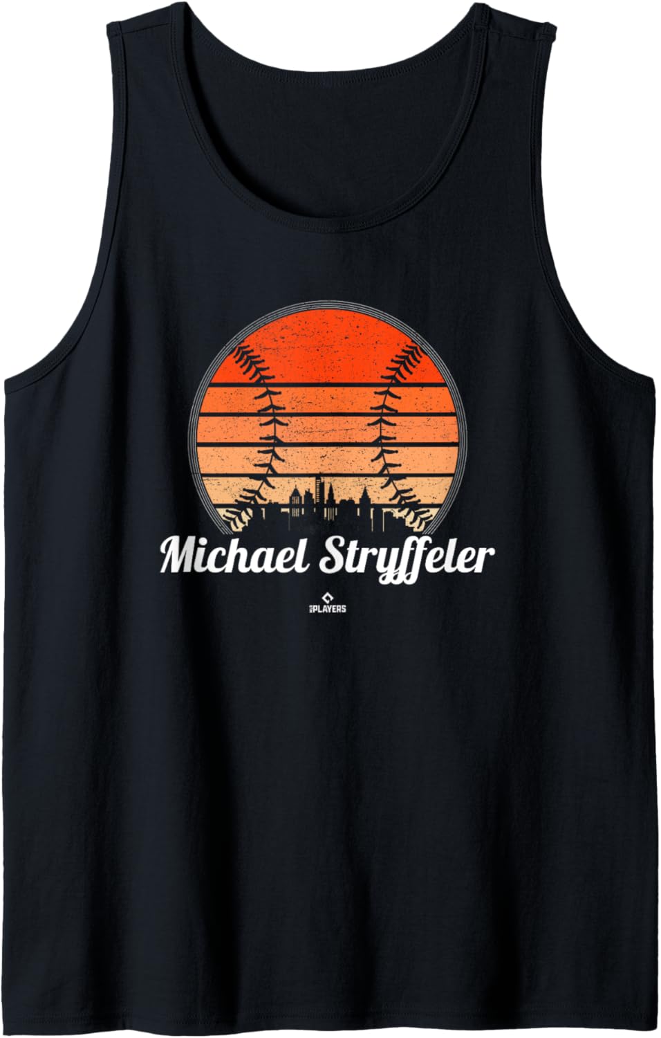 Vintage Baseball Sunset Michael Stryffeler Prospect Baseball Tank Top Tank Top | Premium Quality