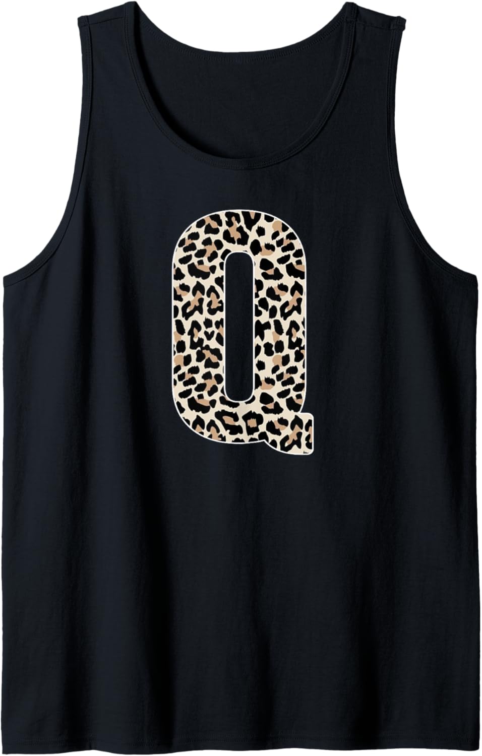 Leopard Print Cheetah Print Animal Print Letter Q Cat Tank Top Tank Top Trending US Fan Favorite