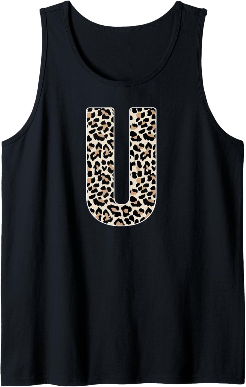 Leopard Print Cheetah Print Animal Print Letter U Cat Tank Top Tank Top Streetwear Style Fan Favorite