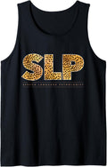 SLP Cheetah Print Leopard Gift Speech Therapy Pathologist Tank Top Tank Top Comfort Fit Gift Ready