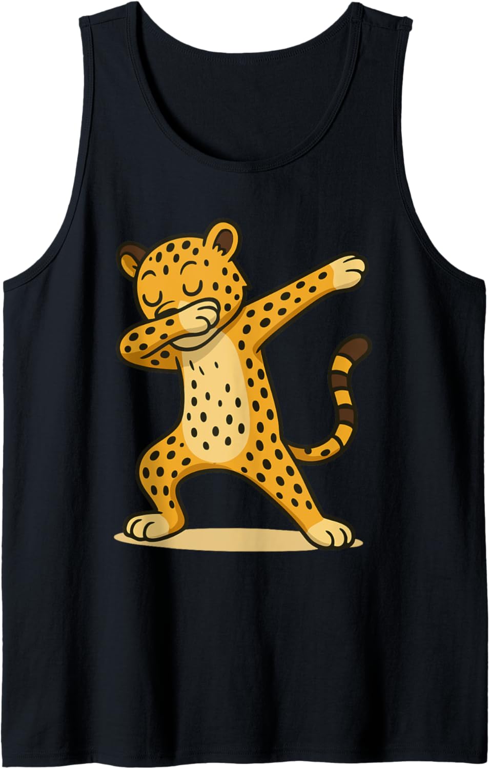 Funny Dabbing Cheetah Graphic for Animal Lovers Tank Top Tank Top Viral TikTok Find US Top Pick