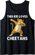 Cute Cheetah Design For Kids Boys Cat Animal Cheetah Lovers Tank Top Tank Top Viral TikTok Find Everyday Wear
