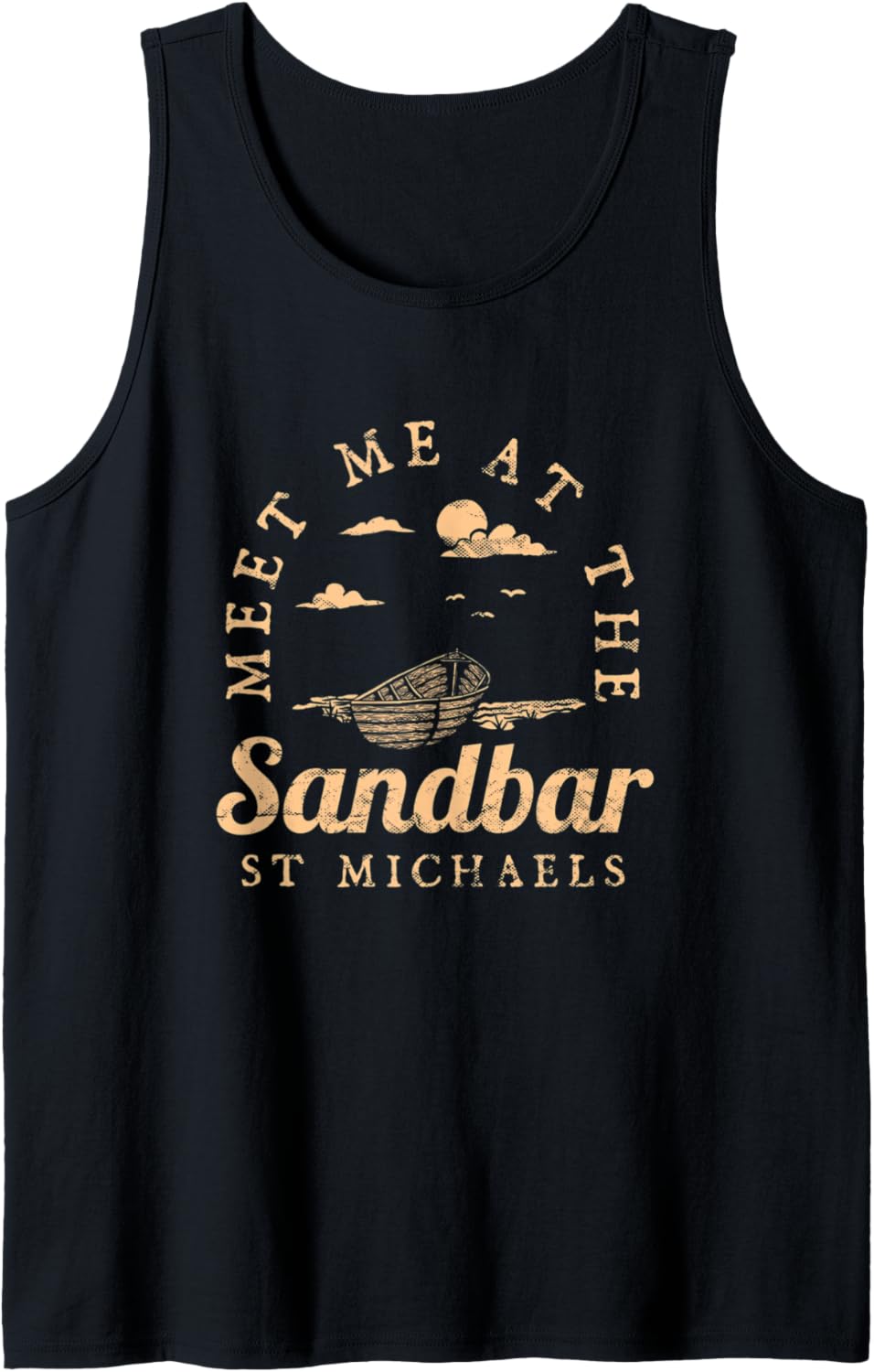 Meet Me at the Sandbar St Michaels Summer Maryland Tropical Tank Top Tank Top | Viral Streetwear Style