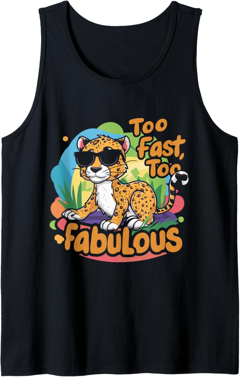 Too Fast Too Fabulous Cheetah Kids Tank Top Tank Top Viral TikTok Find Best Seller Look
