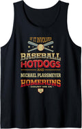 Baseball, Hotdogs and Michael Plassmeyer Prospect Baseball Tank Top Tank Top | Perfect Gift Idea