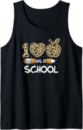 100 Days of School 100th Day Animal print cheetah Tank Top Tank Top Comfort Fit US Top Pick