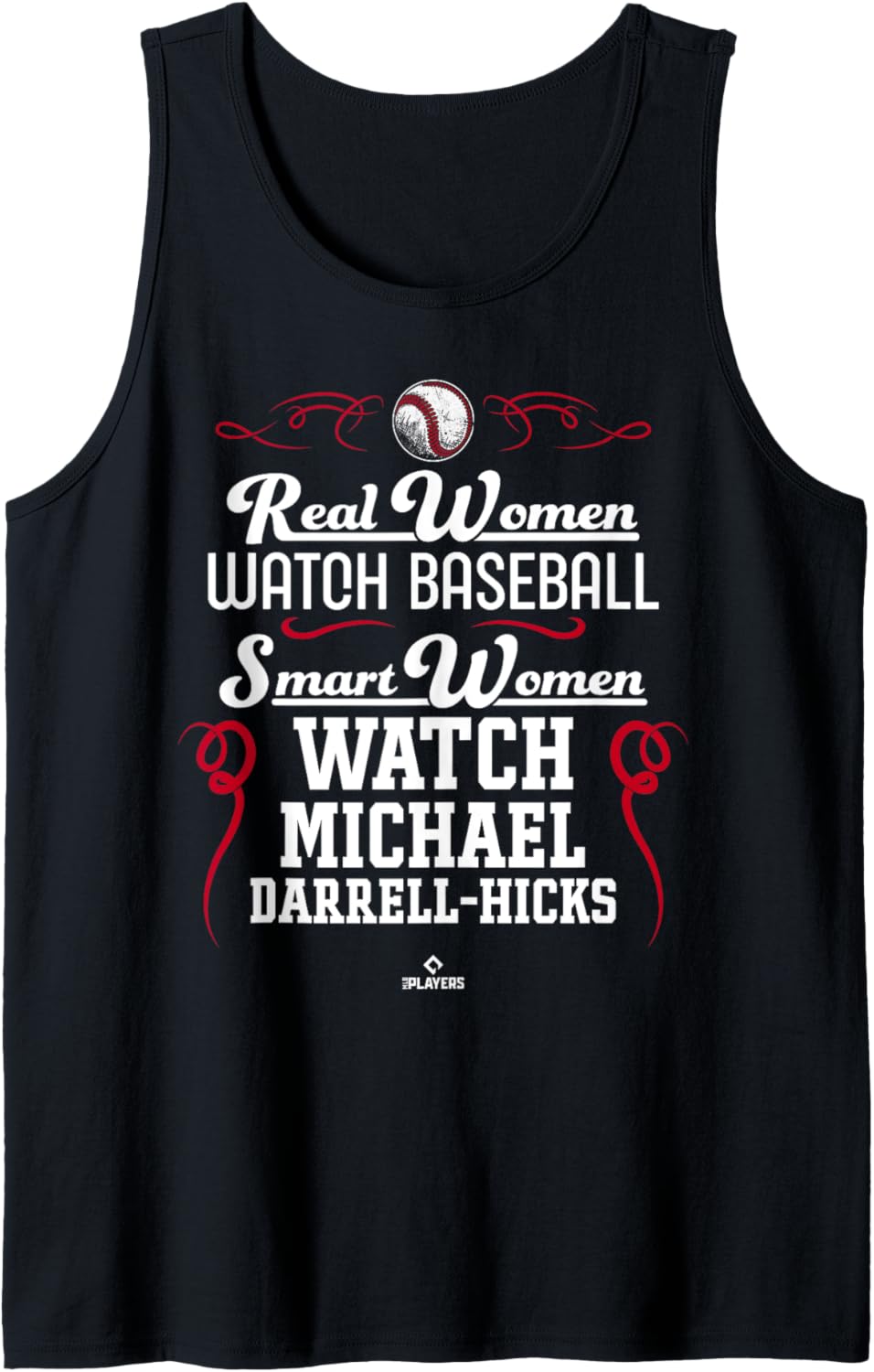 Smart Women Watch Michael Darrell-Hicks Prospect Baseball Tank Top Tank Top | Premium Quality