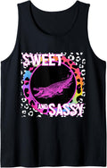 Cute Alligator 90s Nostalgia Rainbow Leopard Print Tropical Tank Top Tank Top High Search Demand Everyday Wear