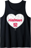 Distressed Heart Michael Helman Minnesota Baseball MLBPA Tank Top Tank Top | US Best Seller