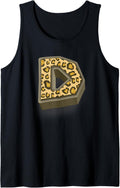 Cute Letter D Initial Name Leopard Cheetah Animal Print Tank Top Tank Top Comfort Fit Fan Favorite